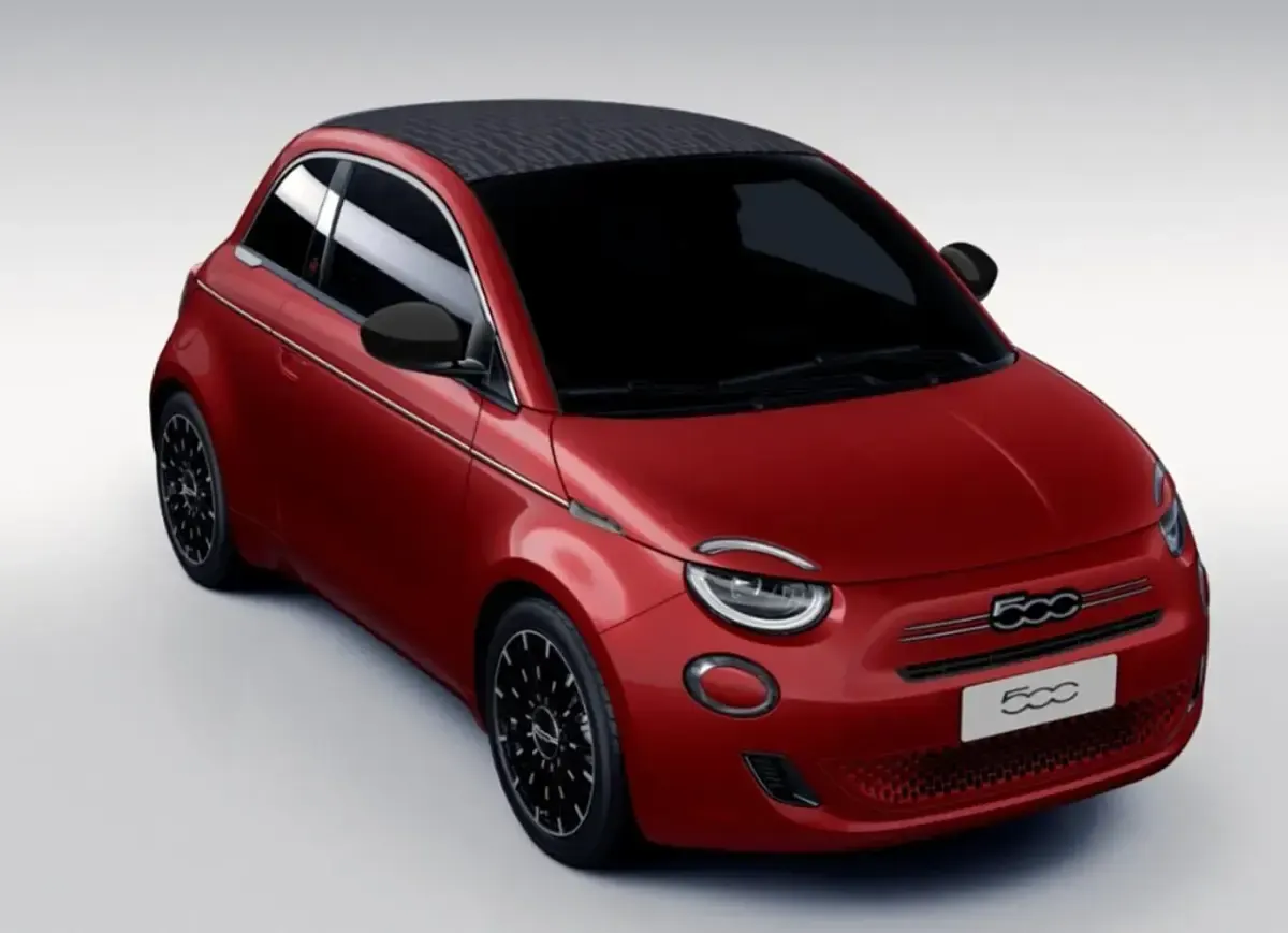 Neu Fiat 500C La Prima 65 PS (47 kW) 2026 Passione rot Cabrio