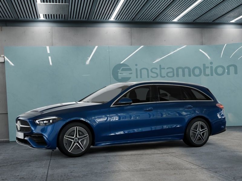 Gebraucht Mercedes C300e 204 PS (150 kW) 2022 Blau Kombi