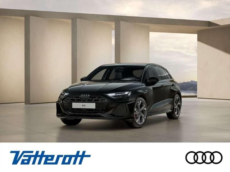 Schwarz Neu 2025 Audi A3 Sportback e-tron S-Line Kleinwagen | 49.490 € (Etwas zu teuer) - Bild 1/4