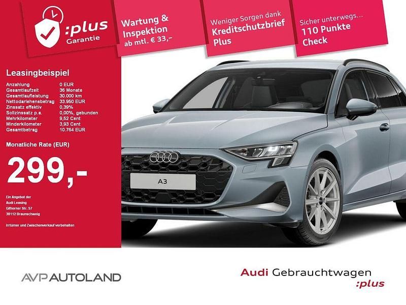 Grau Gebraucht 2025 Audi A3 Advanced Plus Limousine | 34.770 € (Teuer) - Bild 1/4