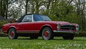 Gebraucht Mercedes SL280 170 PS (125 kW) 1969 Rot Cabrio