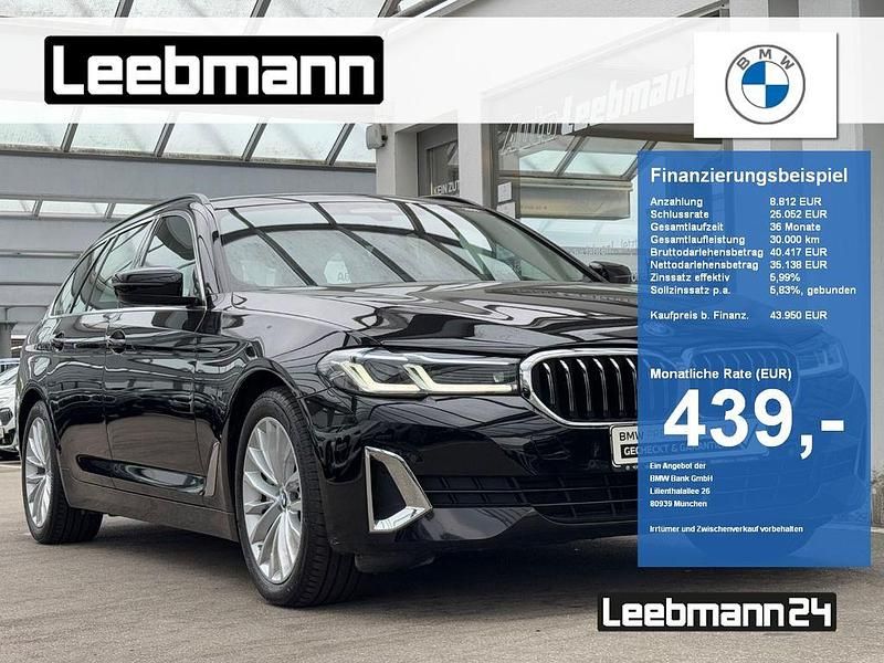 Schwarz uni Gebraucht 2023 BMW 530 Luxury Line Kombi | 43.950 € (Fairer Preis) - Bild 1/4