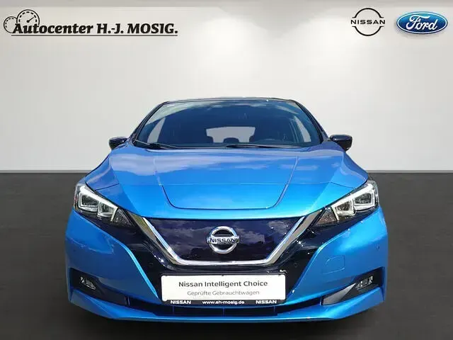 Occasion Nissan Leaf Tekna 110 kW (150 ch) 2019 Bleue Citadine