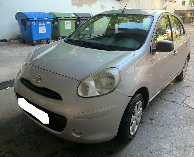 Silber Gebraucht 2011 Nissan Micra Acenta Kleinwagen | 1.999 € (Guter Preis) - Bild 1/4