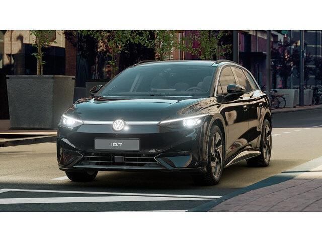 Grenadillschwarzmetallic (metallic) Gebraucht 2024 VW ID.7 IQ Drive Limousine | 51.990 € - Bild 1/4
