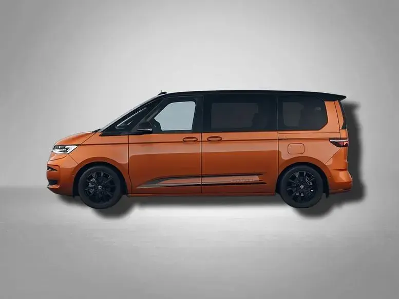 Neu VW Multivan Edition 150 PS (110 kW) 2025 Energetic orange metallic / dach schwarz Van / Kleinbus