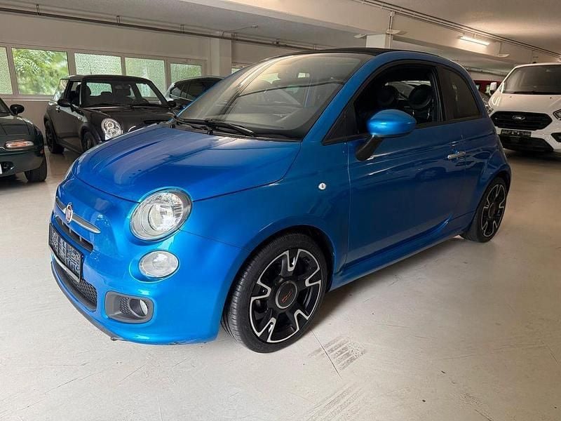 Blau Gebraucht 2015 Fiat 500C Sport Cabrio | 5.850 € (Superpreis) - Bild 1/4