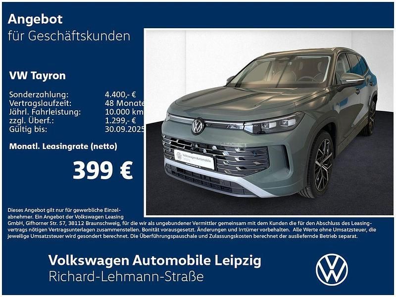 Grün Neu 2025 VW Tayron Elegance SUV | 61.490 € - Bild 1/3