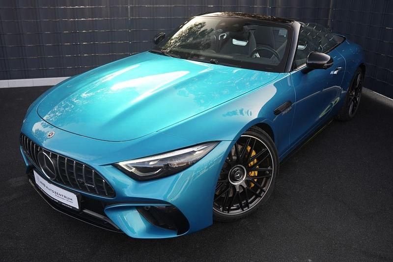 Blau Gebraucht 2022 Mercedes SL63 AMG AMG Cabrio | 117.999 € (Guter Preis) - Bild 1/4