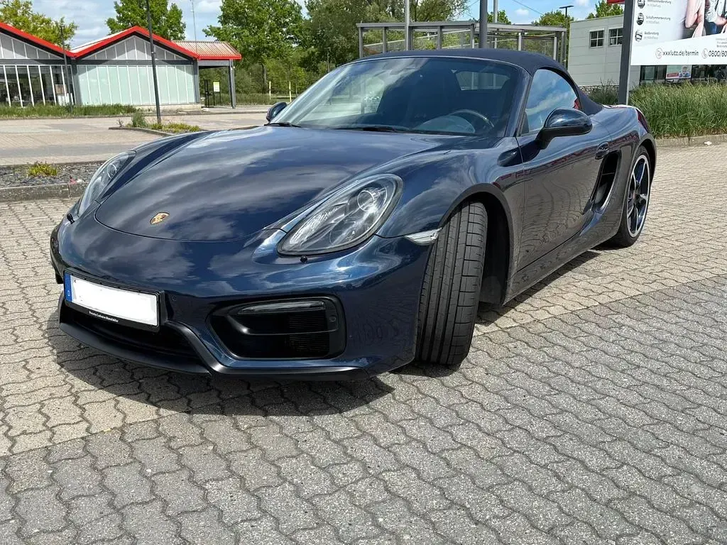 Gebraucht Porsche Boxster 330 PS (242 kW) 2015 Blau Cabrio