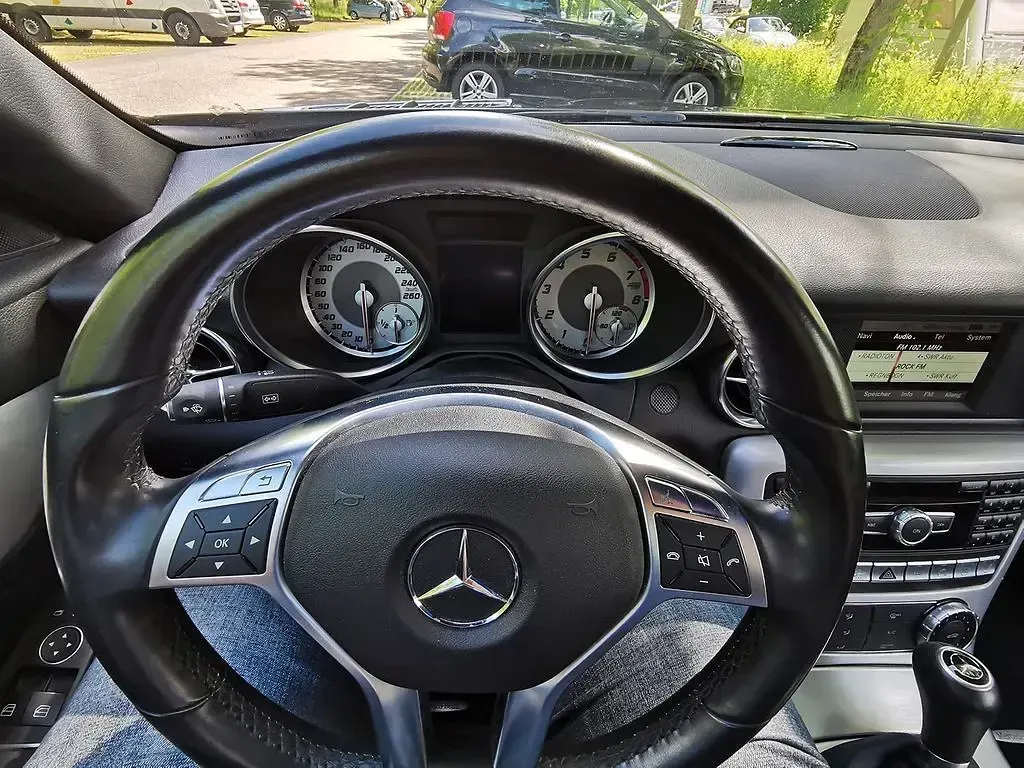 Usata Mercedes SLK200 184 CV (135 kW) 2014 Nero Cabrio