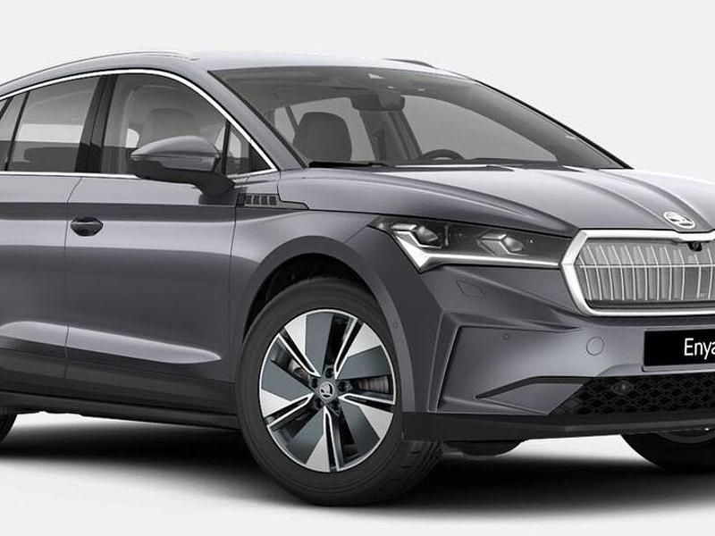 Grau Gebraucht 2023 Skoda Enyaq iV SUV | 45.950 € (Teuer) - Bild 1/4