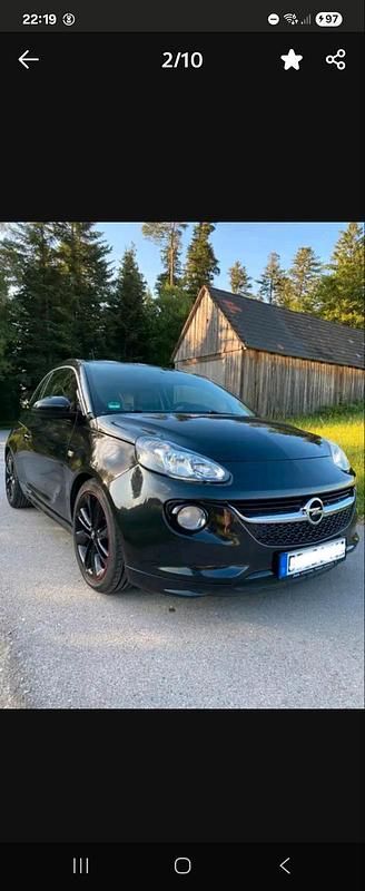 Gebraucht Opel Adam 101 PS (74 kW) 2013 Schwarz Kleinwagen