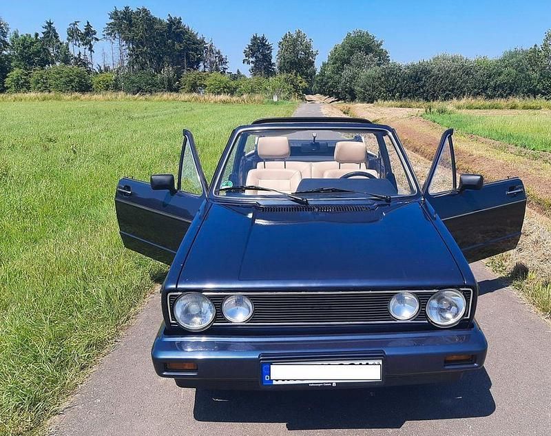 Blau Gebraucht 1988 VW Golf Cabriolet Karmann Cabrio | 10.000 € - Bild 1/4
