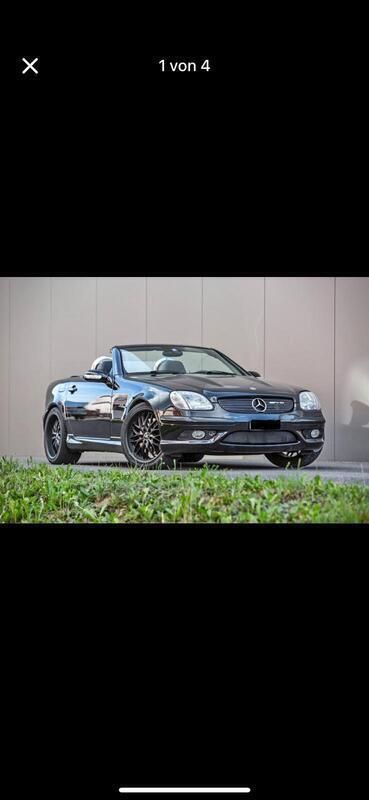 Schwarz Gebraucht 2001 Mercedes SLK32 AMG AMG Cabrio | 22.900 € (Fairer Preis) - Bild 1/4
