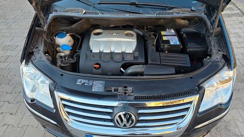 Gebraucht VW Touran Highline 170 PS (125 kW) 2007 Schwarz Van / Kleinbus