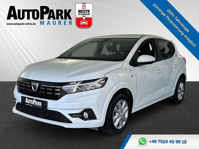 Gletscherweiss Gebraucht 2022 Dacia Sandero Comfort Kleinwagen | 12.498 € (Guter Preis) - Bild 1/4