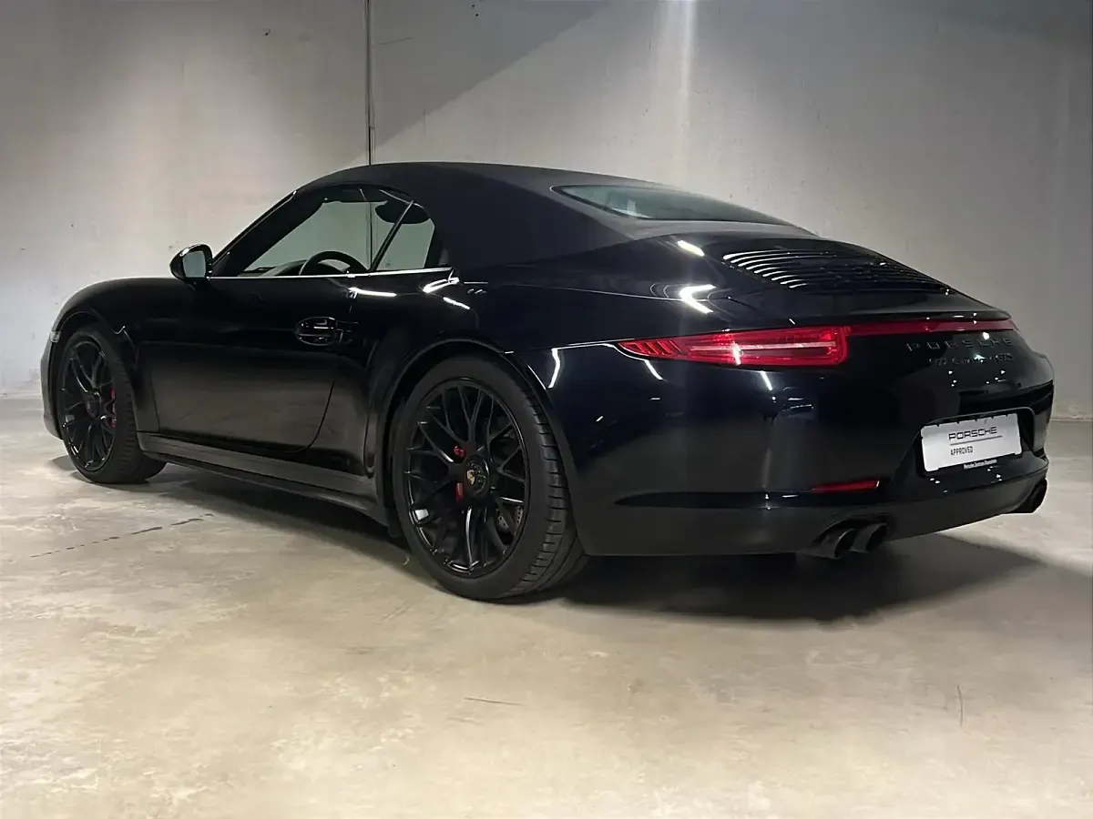 Gebraucht Porsche 911 Carrera 4 GTS 430 PS (316 kW) 2015 Tiefschwarzmetallic Cabrio