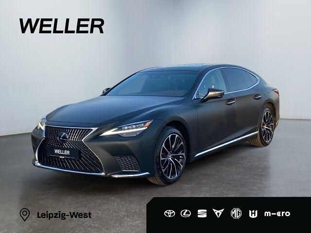 Schwarz Gebraucht 2022 Lexus LS500h Luxury Line Limousine | 77.990 € - Bild 1/3