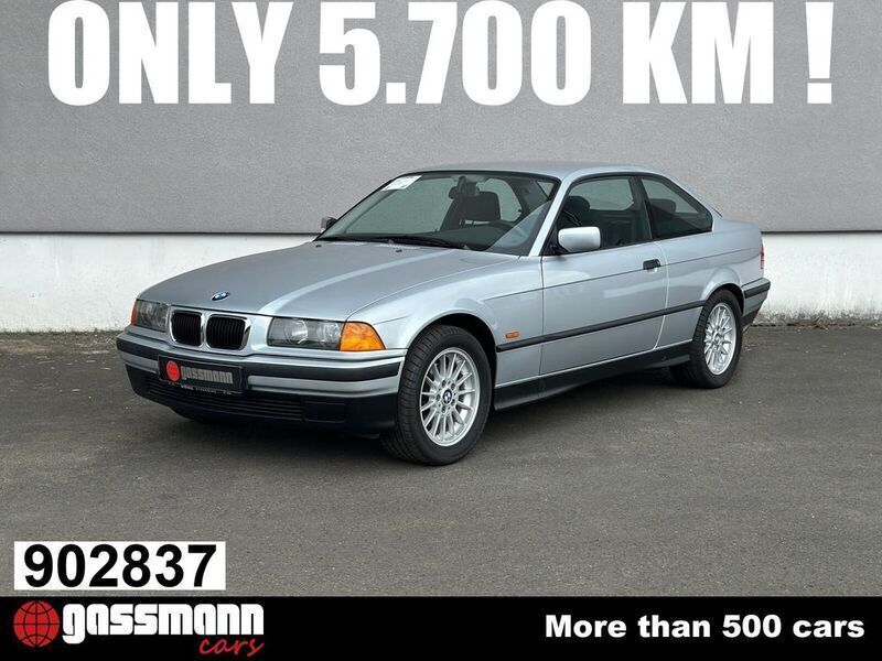 Arktissilbermetallic Gebraucht 1997 BMW 316 Coupé | 22.900 € - Bild 1/4