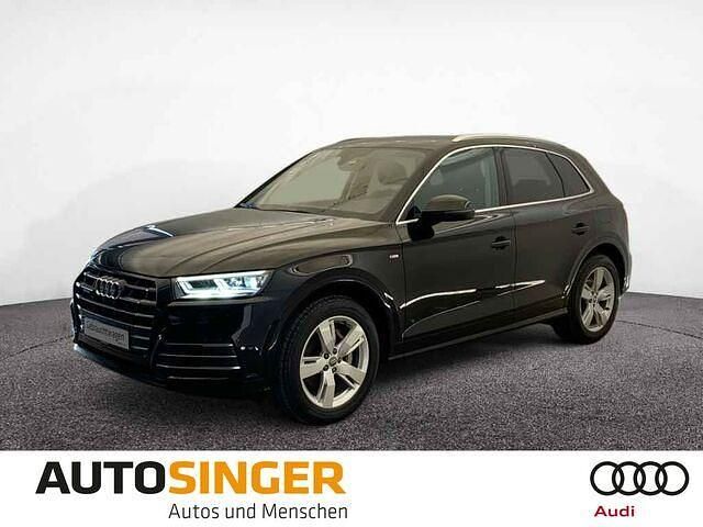 Brillantschwarz Gebraucht 2020 Audi Q5 S-Line SUV | 30.950 € (Superpreis) - Bild 1/2