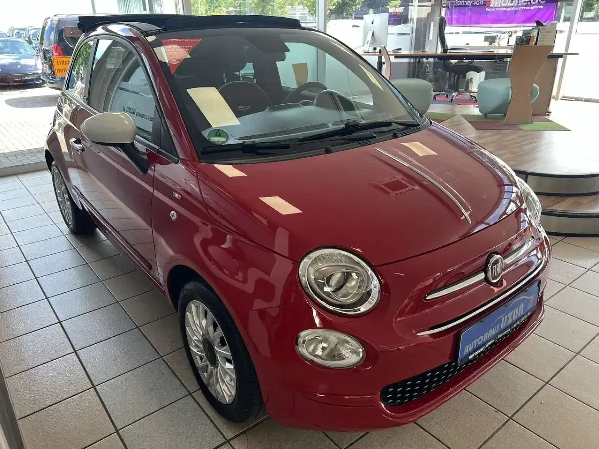 Gebraucht Fiat 500 Lounge 69 PS (50 kW) 2021 Rot Cabrio