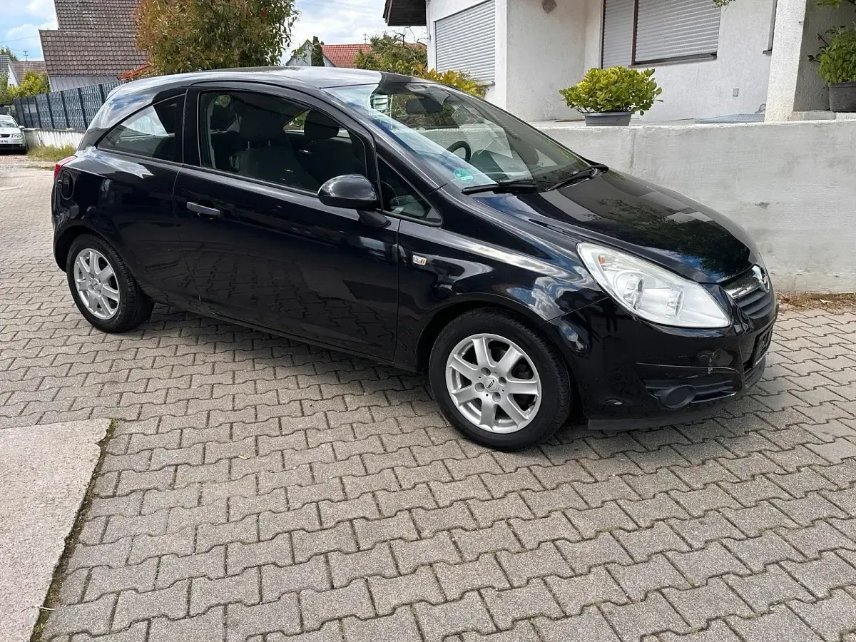 Gebraucht Opel Corsa 80 PS (58 kW) 2009 Schwarz Kleinwagen