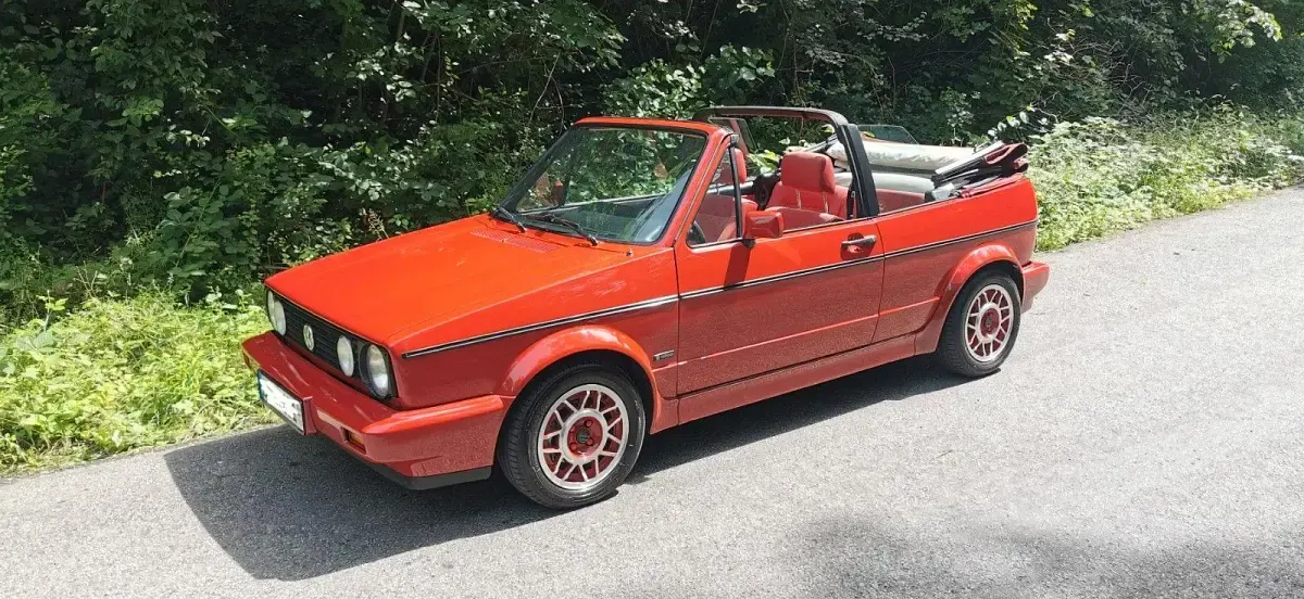 Gebraucht VW Golf Cabriolet 98 PS (72 kW) 1990 Rot Cabrio