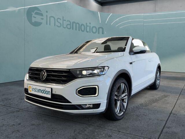 Weiß Gebraucht 2021 VW T-Roc Cabriolet R Cabrio | 28.190 € (Etwas zu teuer) - Bild 1/2