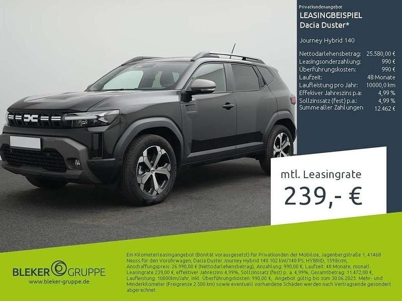 Perlmuttschwarz Neu 2025 Dacia Duster Journey SUV | 25.580 € (Guter Preis) - Bild 1/3