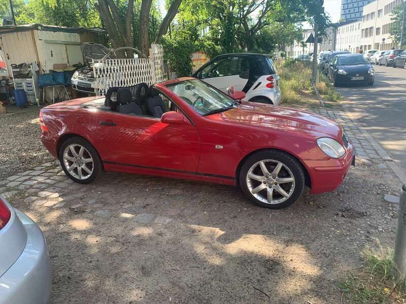 Rot Gebraucht 1996 Mercedes SLK200 Cabrio | 2.699 € (Guter Preis) - Bild 1/4