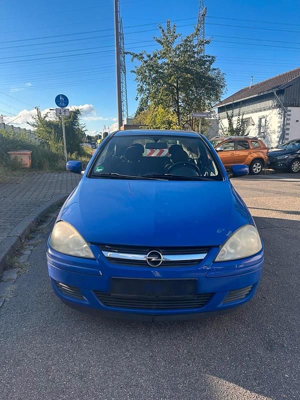 Blau Gebraucht 2004 Opel Corsa Kleinwagen | 899 € (Guter Preis) - Bild 1/4