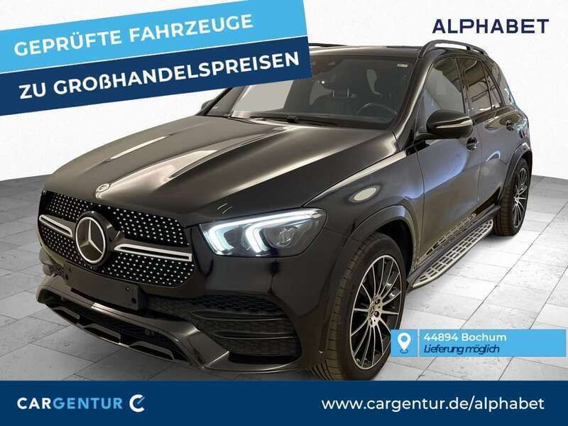 Obsidianschwarz Gebraucht 2022 Mercedes GLE350e AMG line SUV | 52.907 € (Etwas zu teuer) - Bild 1/2