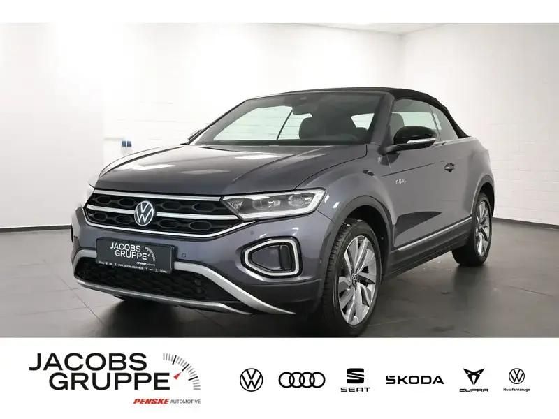 Grau Gebraucht 2024 VW T-Roc Cabriolet Goal Cabrio | 34.879 € - Bild 1/4