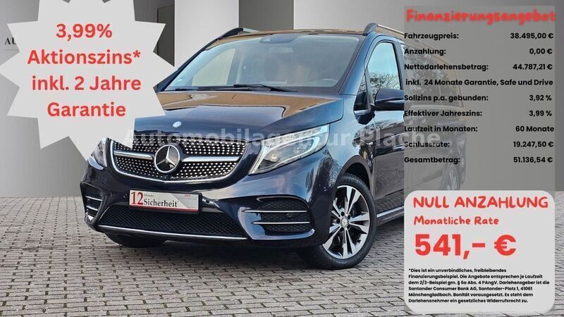 Blau Gebraucht 2017 Mercedes V250 AMG Van / Kleinbus | 38.495 € (Fairer Preis) - Bild 1/4