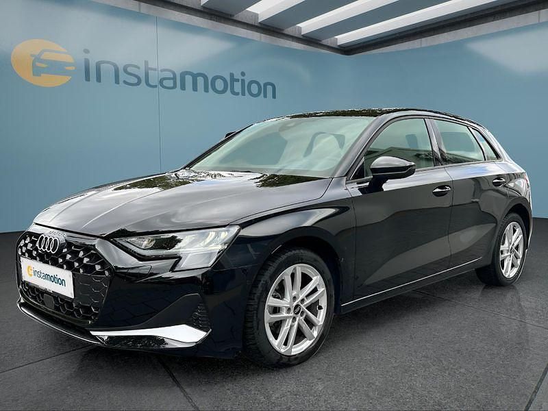 Schwarz Gebraucht 2025 Audi A3 Sportback Kleinwagen | 31.749 € (Etwas zu teuer) - Bild 1/4