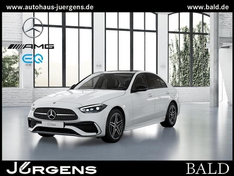 Unilack polarweiß Gebraucht 2024 Mercedes C300e AMG Limousine | 47.880 € (Guter Preis) - Bild 1/4