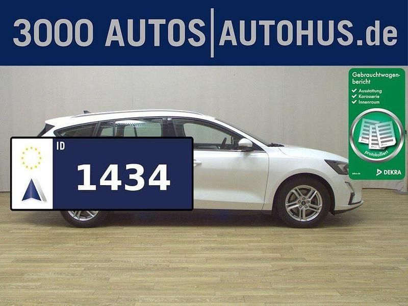 Frostweiß Gebraucht 2021 Ford Focus Cool & Connect Kombi | 12.980 € (Superpreis) - Bild 1/4