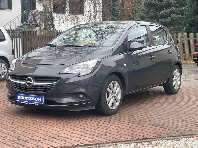 Grau Gebraucht 2016 Opel Corsa Selection Limousine | 7.970 € (Fairer Preis) - Bild 1/4