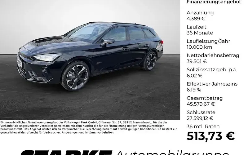 Neu Cupra Leon 204 PS (150 kW) 2026 Schwarz Kombi