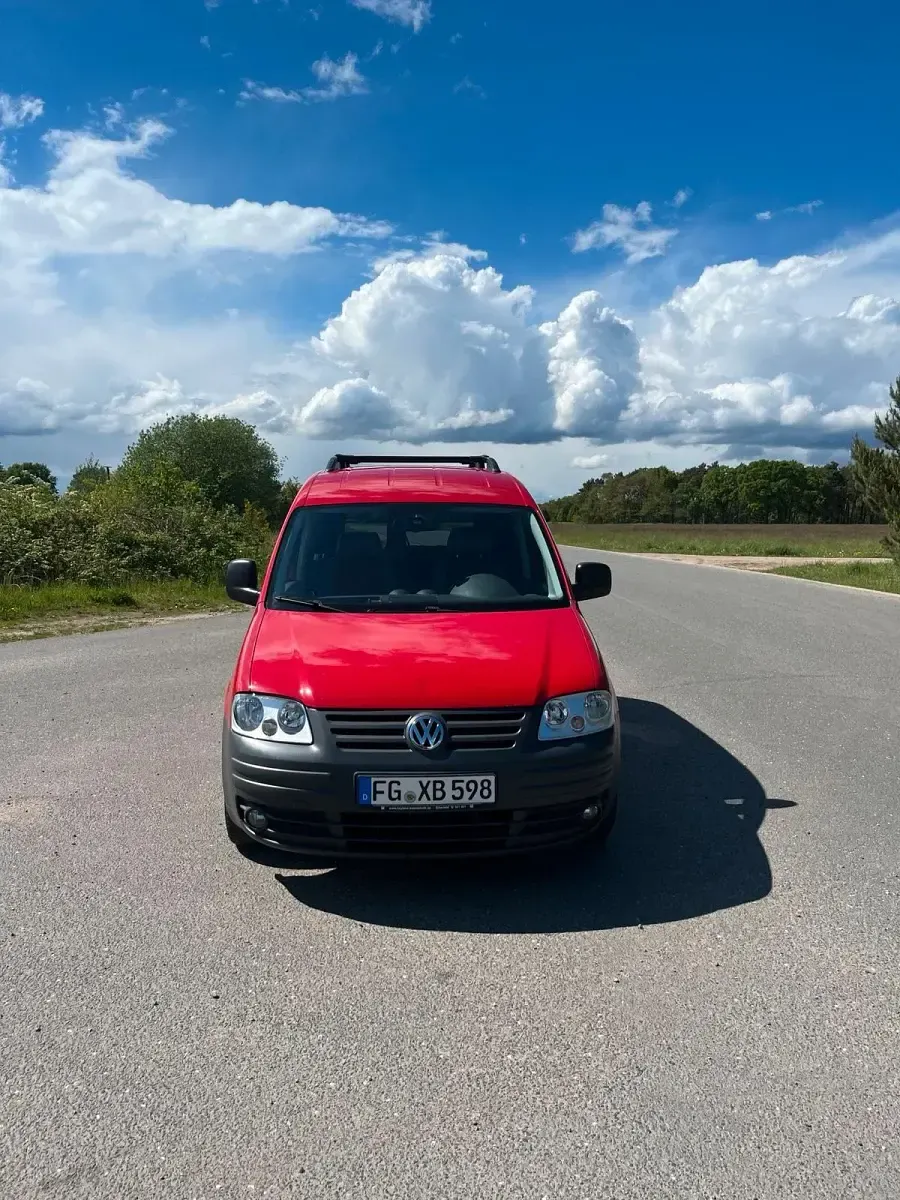 Brugt VW Caddy Life 80 HK (58 kW) 2008 Rød MPV
