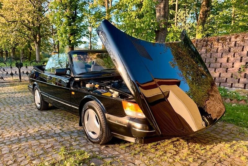 Gebraucht Saab 900 Cabriolet 175 PS (128 kW) 1990 Schwarz Cabrio