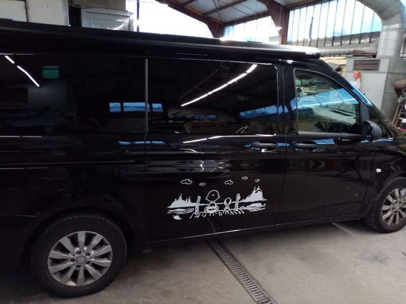 Schwarz Gebraucht 2018 Mercedes V220 Marco Polo Van / Kleinbus | 41.500 € (Superpreis) - Bild 1/4