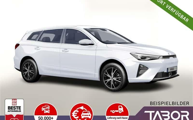 Weiss Gebraucht 2024 MG MG5 EV Luxury Kombi | 21.488 € (Guter Preis) - Bild 1/4