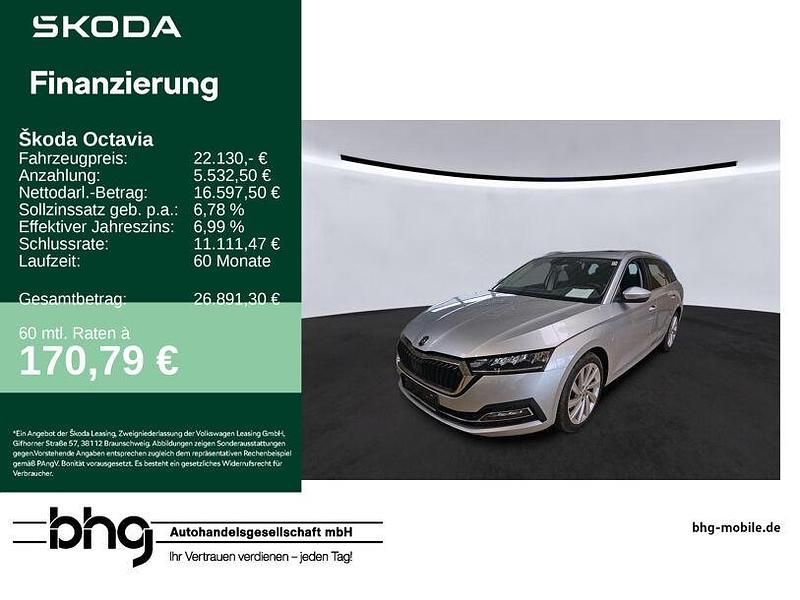 Silber Gebraucht 2021 Skoda Octavia | 22.130 € (Fairer Preis) - Bild 1/4