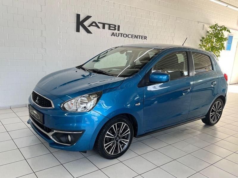 Gebraucht Mitsubishi Space Star 80 PS (58 kW) 2017 Blau Kleinwagen