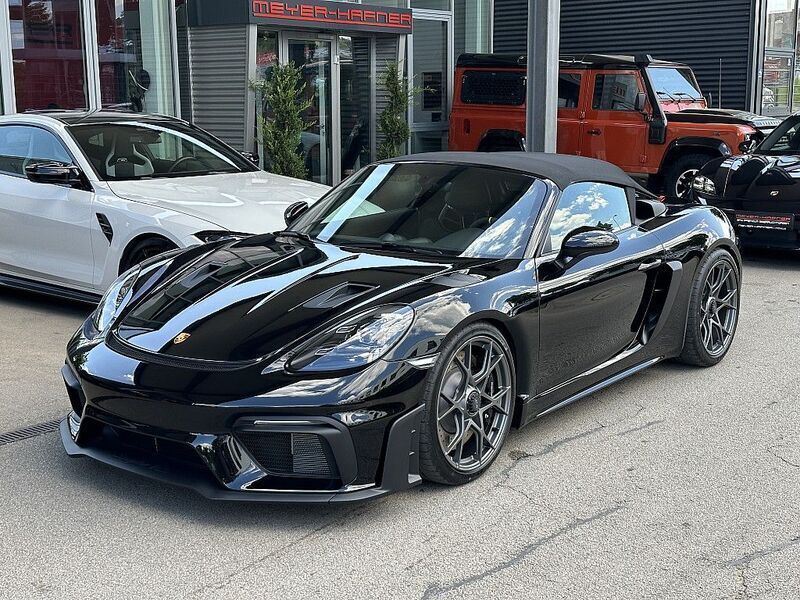 Schwarz Neu 2025 Porsche Boxster Spyder Cabrio | 149.990 € - Bild 1/4