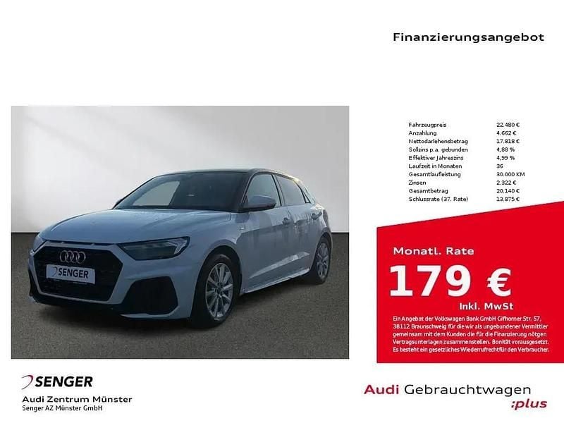 Grau Gebraucht 2023 Audi A1 Sportback S-Line Kleinwagen | 22.480 € (Fairer Preis) - Bild 1/1