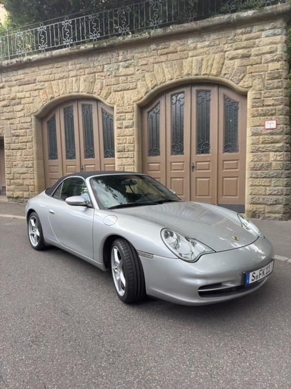 Silber Gebraucht 2003 Porsche 996 Cabrio | 39.900 € (Superpreis) - Bild 1/4