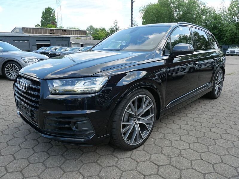 Orcaschwarz metallic Gebraucht 2018 Audi SQ7 S-Line SUV | 41.950 € (Fairer Preis) - Bild 1/4